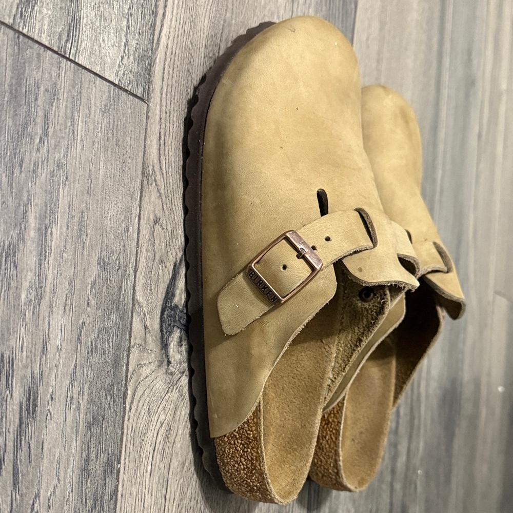 Birkenstock Tan Leather Mules